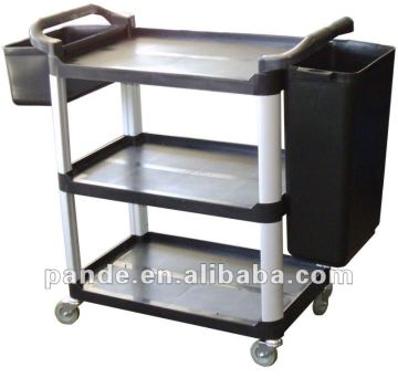 restaurant hotel dish plastic collect trolley