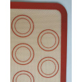 Multiusos flexible no palo de grasa reducción de grasa en relieve en relieve en relieve en forma de silicona alfombra para hornear para cocinar