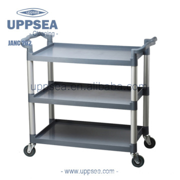 UPPSEA Commercial Executive Plastic Enclosed Utility Cart with Cabinet: Your Efficient Storage Solution