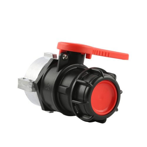 IBC Sécurité Adaptateur Valve de billes PP Matériau DN50