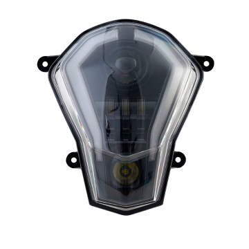 YongJin New Black Motorcycle Headlight DRL Turn Signal Light for KTM Duke 125/200/390 (2014-2016)