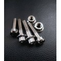 Titanium racing color flange nuts