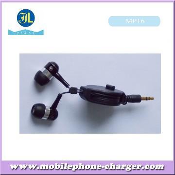 2013 new design retractable earphone