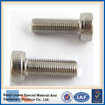 Factory sell DIN6921 titanium hexagon socket thin head cap screws with high quality