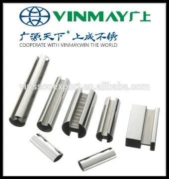 Stainless steel slot tig welded tube,u channel tube