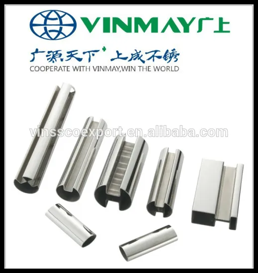 Stainless steel slot tig welded tube,u channel tube