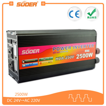 Suoer High Frequency 24V 2500W Solar Power Inverter (HDA-2500B)
