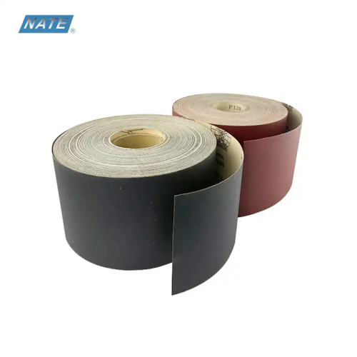 Sand Paper Roll Abrasive Paper Roll Black Sand Paper Rolls 120 Manufactory