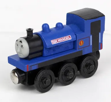 Children's puzzle wooden magnetic Thomas mini train toy