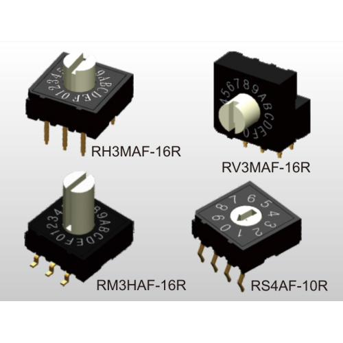 家庭用の10-16位置ロータリーコードスイッチ