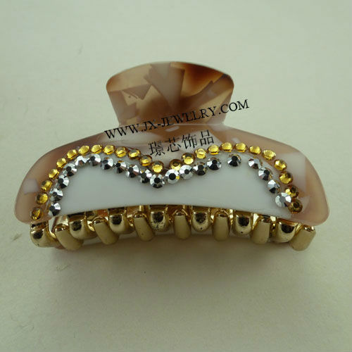 high-end acrylic fashion crystal hair claw more hot deisgn support