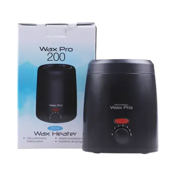 Professional 200CC Portable Wax Warmer with Temperature Control for Hair Removal in Beauty Salons