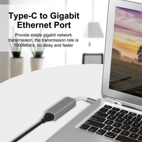 USB tot LAN 1000 Mbps Ethernet RJ45 Netwerkadapter