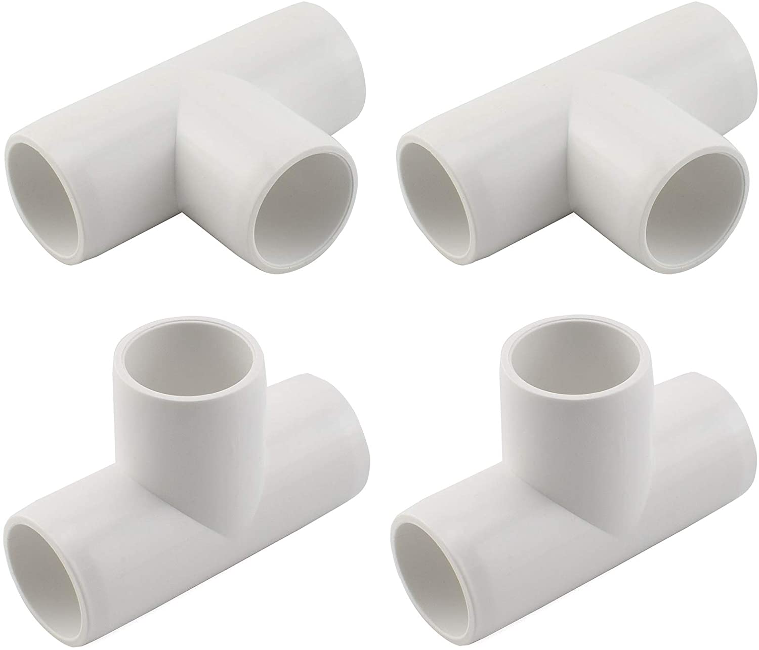 Plastic pipe fitting connection housing