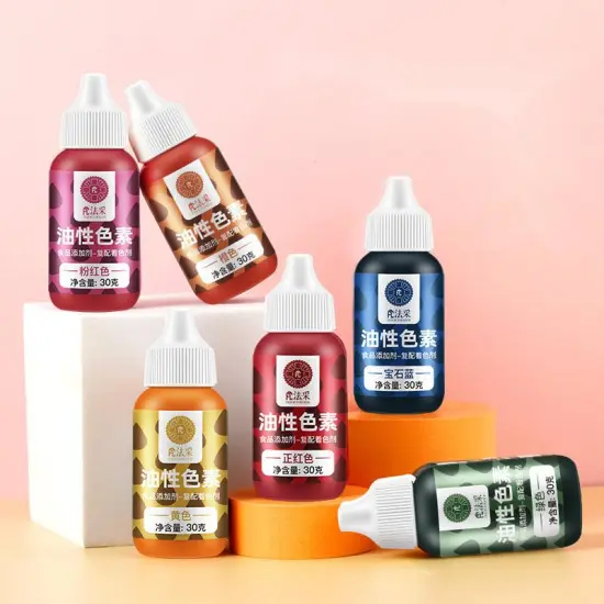 Wholesale Edible Color Baking Fondant Chocolate Food Grade 30g Oil Soluble Pigments