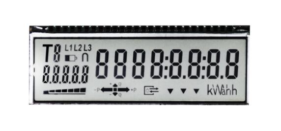 HTN 7 segmento monocromático monocromático LCD Display