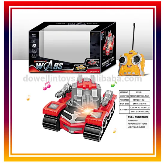 Remote control tank with lights & sounds R/C Toys