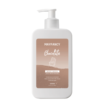 skin care body wash with chocolate fragrance