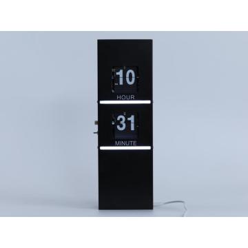 Flip Clock Cuboid in legno di piccole dimensioni