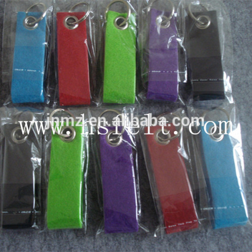 hot sale round shape felt keychain for promotion