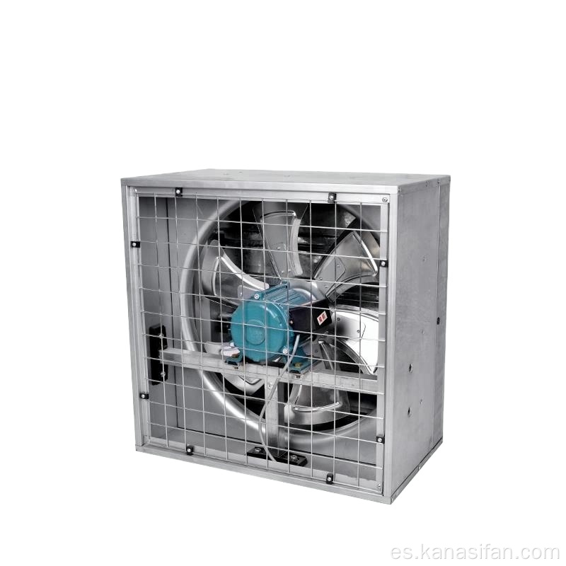 Ventiladores industriales de flujo axial con obturador grande KNS