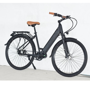 Title: "High-Power 500W Bafang Mid-Drive Electric Mountain Bike with Belt Drive for Adults