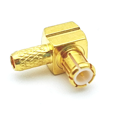 Right Angle MCX Male Plug RF Coaxial Adapter