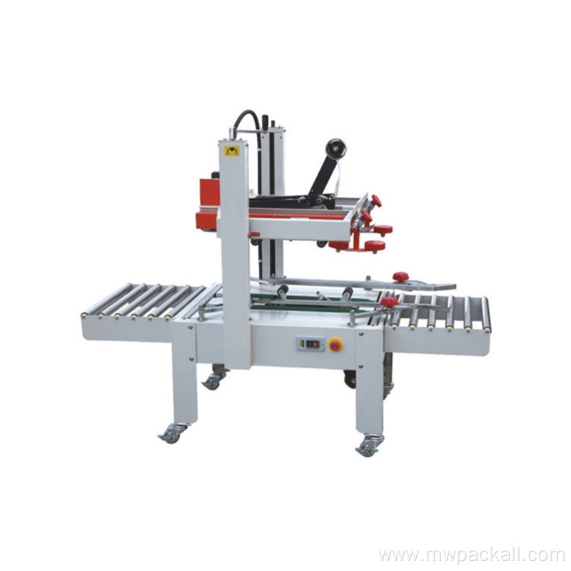 Sealed machine box semi automatic cardboard box sealing machine for paper carton/box