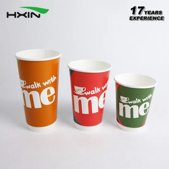 Economical Custom Design Double Wall Coffee Paper Cup
