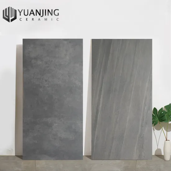 Full Body Rough Surface 600x1200mm Neutra Graphite Glazed Vitrified Floor Tile with Matt Finish - Porcelain Option