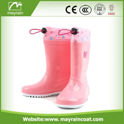 Horse Boots Print Waterproof Rain Boots Kids Children