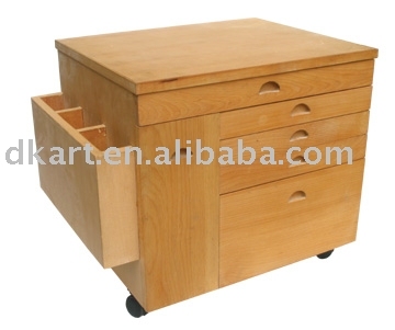 Drawer Cabinet With Wooden Box