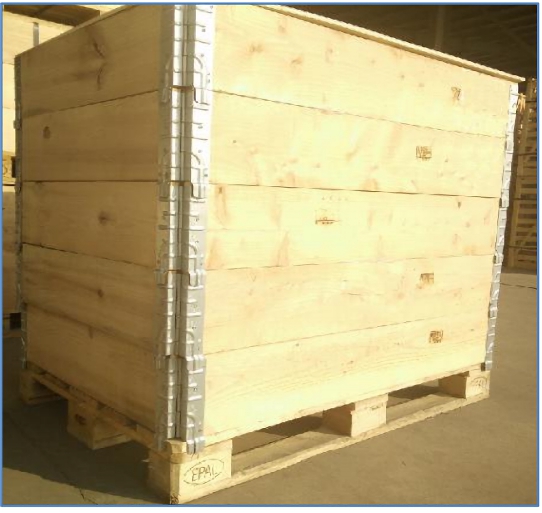 Imballaggio di pallet di legno epali