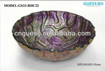 Modern glass basin (GS33-RHC22)