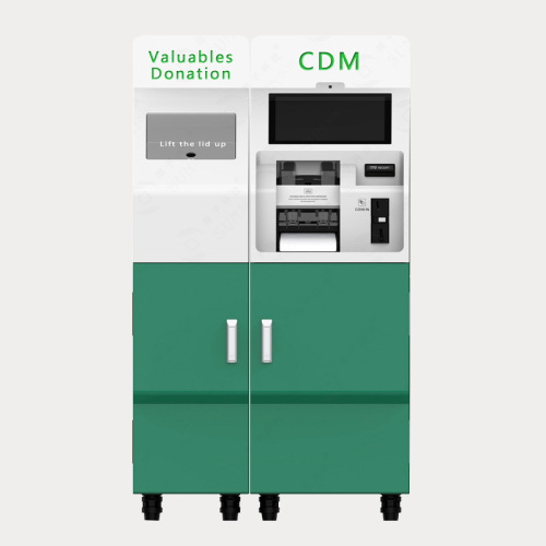 Cash and Coin Carity Giving and Goods Donation Kiosk