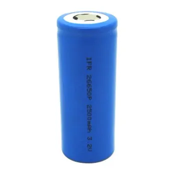 High Power LiFePO4 Battery 26650 with 2,500mAh Capacity and 3.2V Voltages, Used in UPS Power SupplyNew