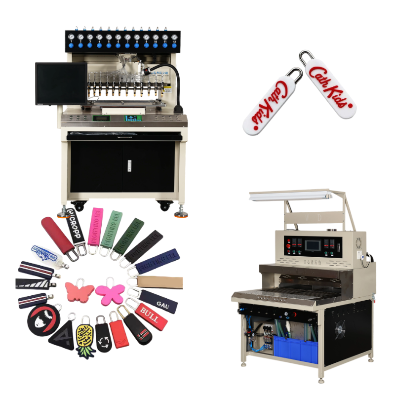 12 colors zipper puller making machine