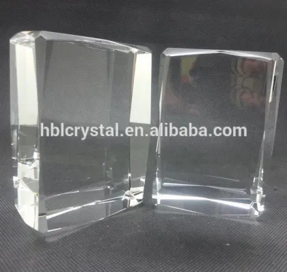 Hot sale k9 blank crystal cubes for engraving