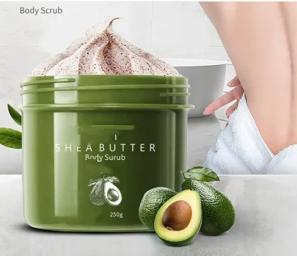 body scrubs cream dead skin peel off natural exfoliating whitening shea butter body scrub