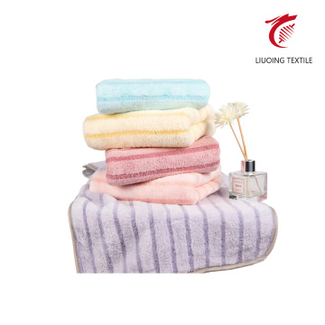 Coral Fleece Fine Stripes
