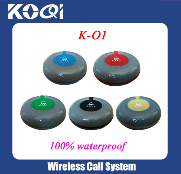 CE Approved 433.92MHz Service Calling Button for Table Services