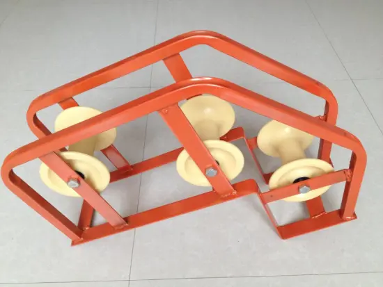 Aluminium or Nylon Curved Trench Cable Roller