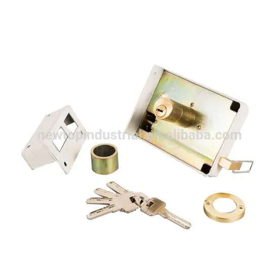 Classic Design Rim Door Locks Simple House Old Brass Rim Lock