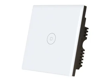 Auto White Rf 1 Gang Light Switch , Abs Wifi Lighting Switches 60hz