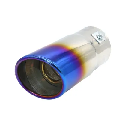 Burnt Blue B5 Exhaust Pipe Car Tailpipe Straight Outlet Remus