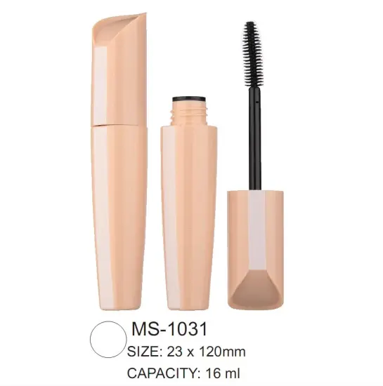 Wholesale Plastic Empty Round Mascara Packaging with Brush