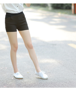 Summer New Korean Elastic Waist Vertical Stripes Leisure Plus Size Hot Shorts B3219