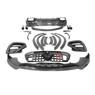 B Style Full Set Carbon Fiber Body Kit for Mercedes Benz GLE63 Coupe 2021+" could be shortened to "Carbon Fiber Body Kit for Mercedes Benz GLE63 Coupe 2021" for a title. However, if you're strictly looking for a title derived directly from your provided t