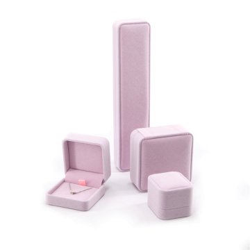 Pink Velvet Jewelry Package Box