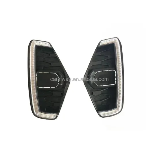 NP300 Fog Lamp Cover with LED DRL for Nissan Navara Frontier 2020-2021